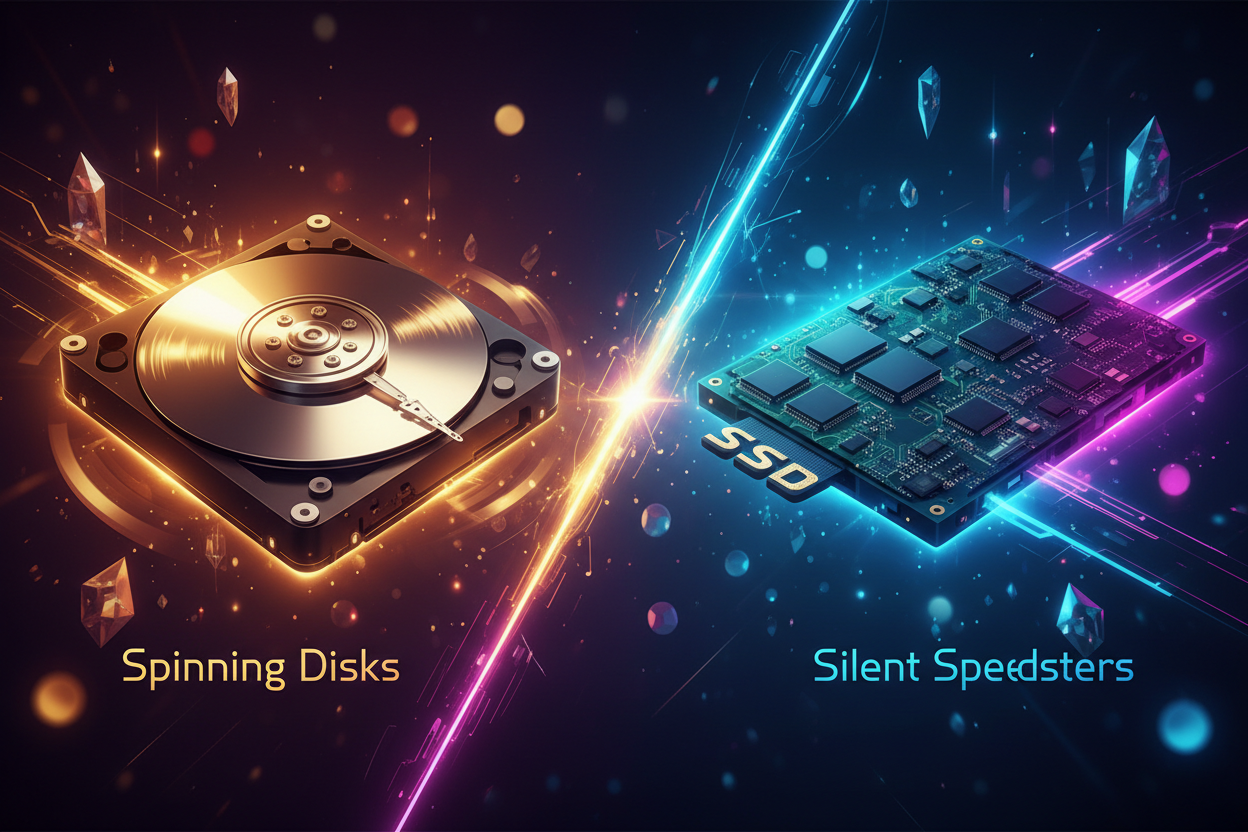 Spinning Disks vs. Silent Speedsters ssd vs hdd – AOP3D tech