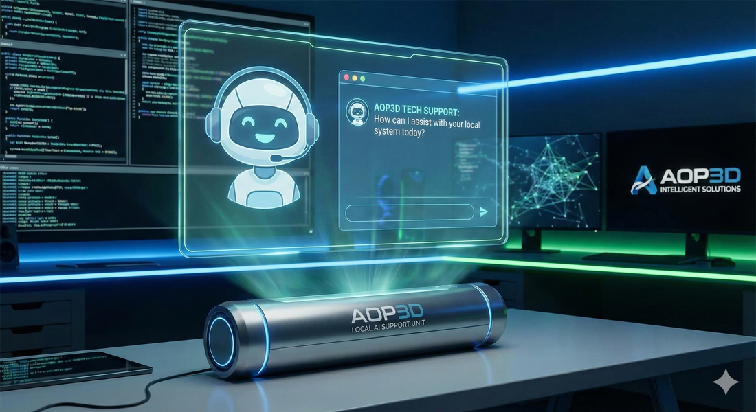 aop3d local ai tech support bot