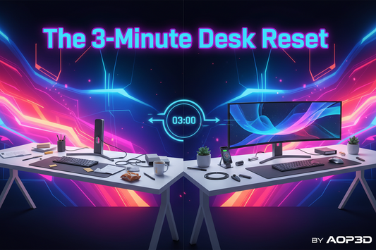 The 3-Minute Desk Reset ( BY AOP3D )