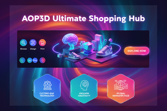 The AOP3D Ultimate Shopping Hub landing PAGE 📄