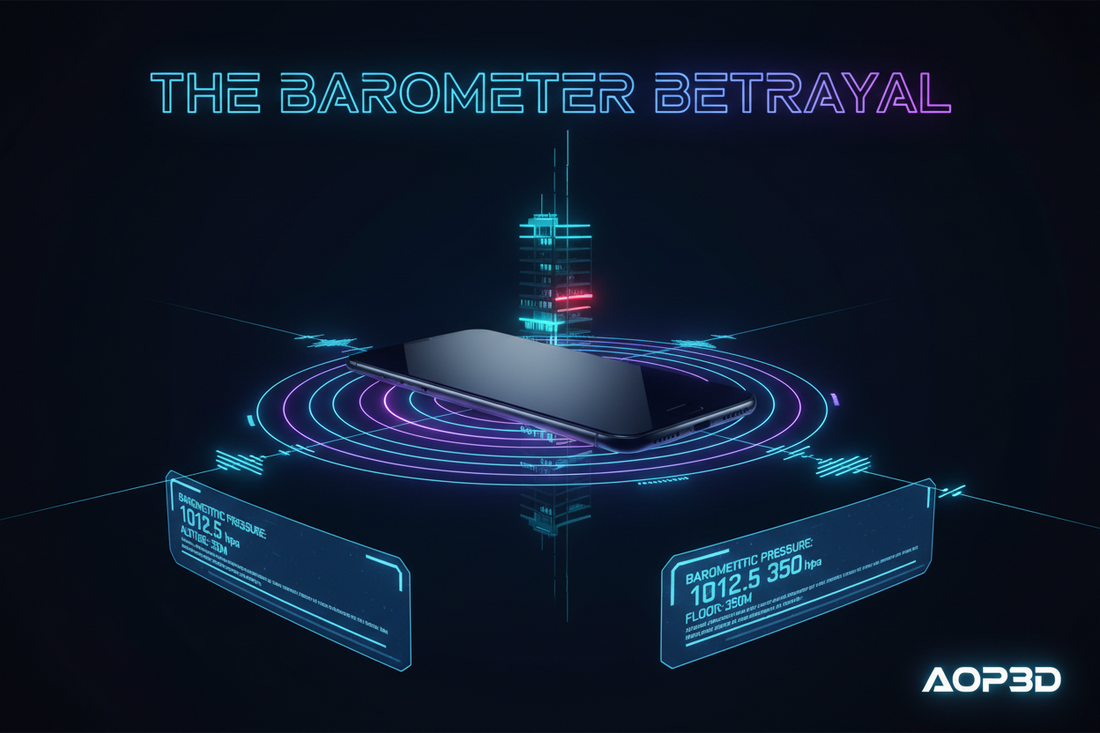 The Barometer Betrayal: How Your Phone Knows Exactly Which Floor You’re Hiding On ( BY AOP3D )