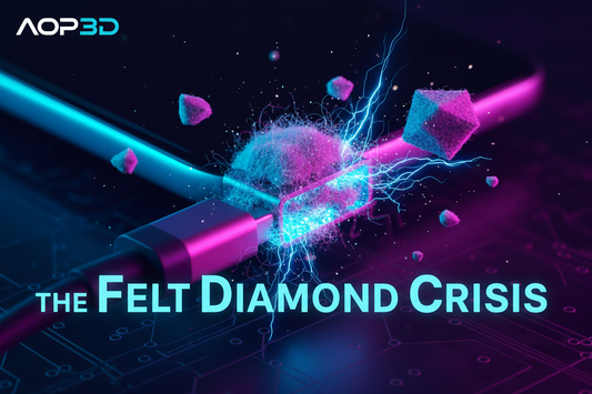 The "Felt Diamond" Crisis: Why Your Phone Cable Keeps Falling Out (And How You Accidentally Engineered It) ( BY AOP3D )