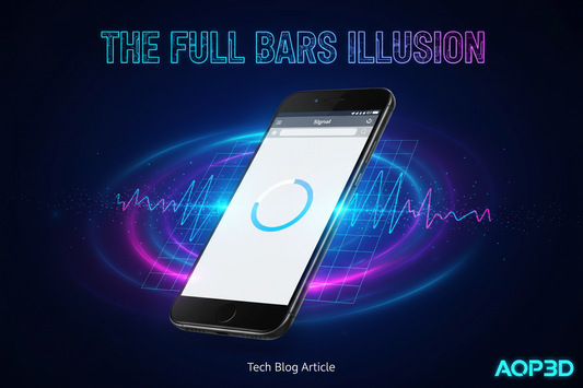 The "Full Bars" Illusion: Why Your Phone Shows 5 Bars of Signal But Can’t Load a Simple Webpage ( BY AOP3D )