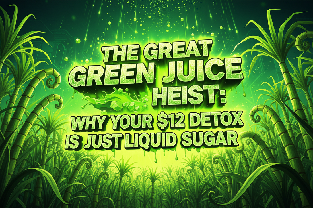 The Great Green Juice Heist: Why Your $12 "Detox" is Just Liquid Sugar