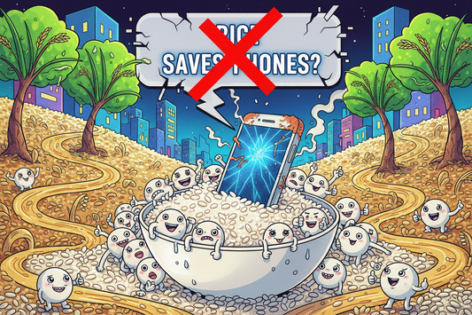 The Great Rice Rescuer Myth: Why Bagging Your Wet Phone is Actually Destroying It