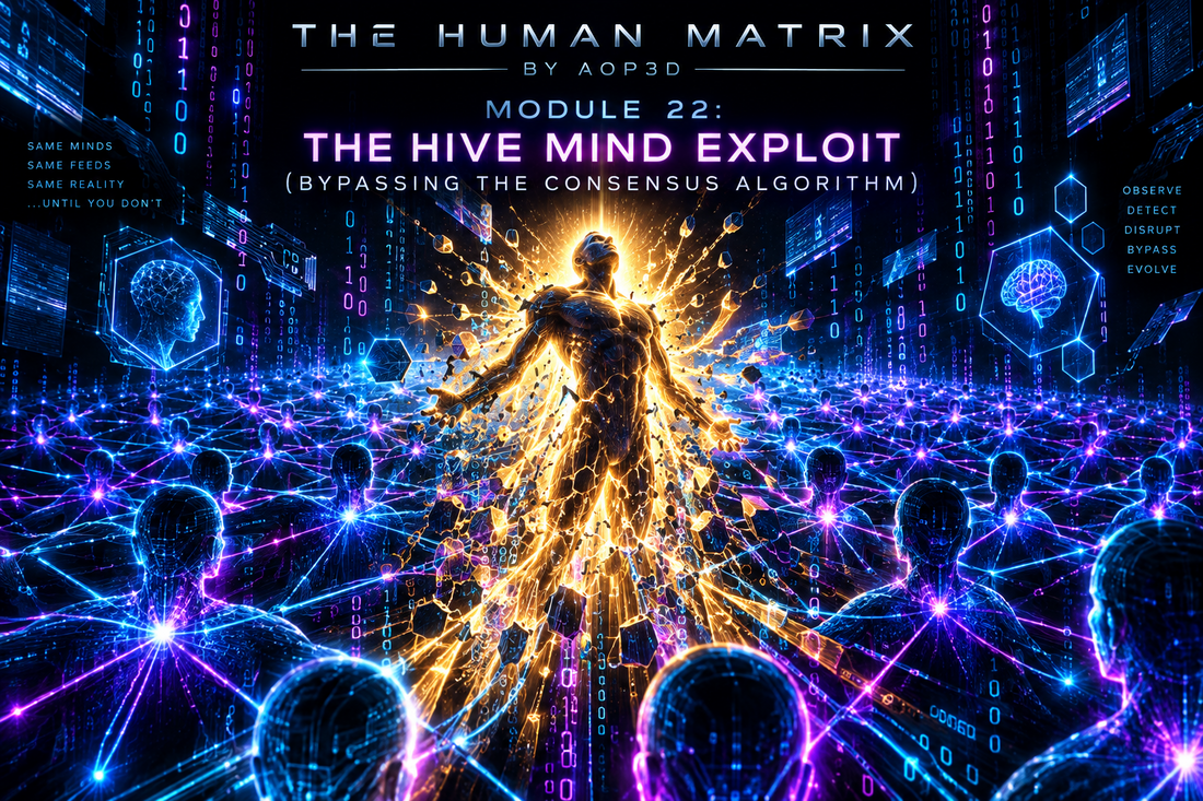 THE HUMAN MATRIX BY AOP3D Module 22: The Hive Mind Exploit (Bypassing the Consensus Algorithm)