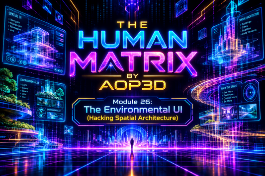 THE HUMAN MATRIX BY AOP3D !  Module 26: The Environmental UI (Hacking Spatial Architecture)