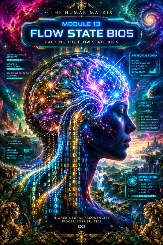 THE HUMAN MATRIX Module 13: Prefrontal Overclocking (Hacking the Flow State BIOS)