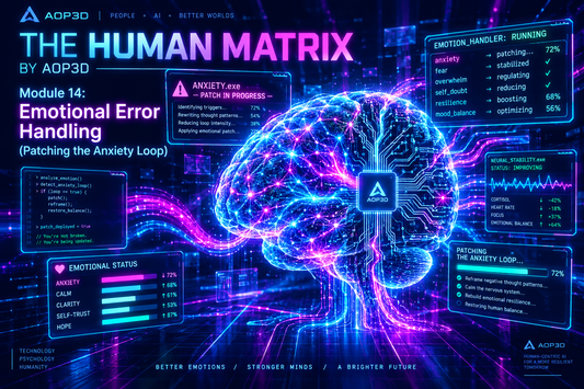 THE HUMAN MATRIX BY AOP3D Module 14: Emotional Error Handling (Patching the Anxiety Loop)