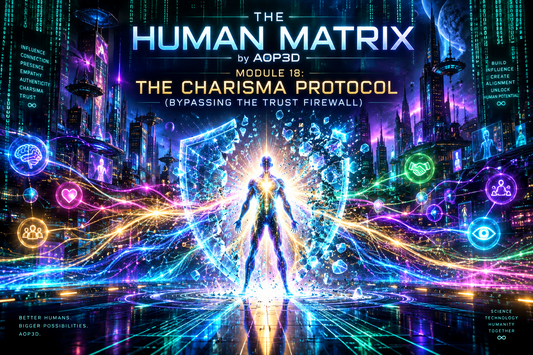 THE HUMAN MATRIX BY AOP3D Module 18: The Charisma Protocol (Bypassing the Trust Firewall)