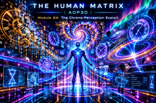 THE HUMAN MATRIX BY AOP3D Module 24: The Chrono-Perception Exploit (Hacking the Physics of Time)