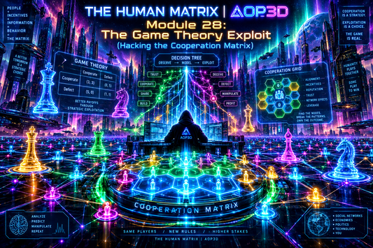 THE HUMAN MATRIX BY AOP3D Module 28: The Game Theory Exploit (Hacking the Cooperation Matrix)
