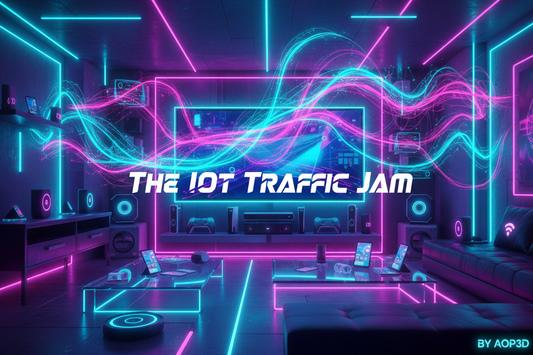 The IoT Traffic Jam: Why Your Neon Living Room is Secretly Murdering Your Wi-Fi ( BY AOP3D )