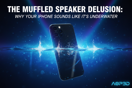 The "Muffled Speaker" Delusion: Why Your iPhone Sounds Like It’s Underwater (And Why It’s Not Broken) ( BY AOP3D )
