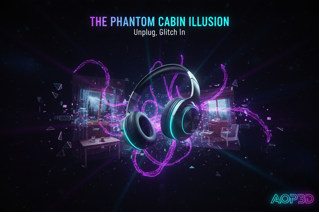 The "Phantom Cabin" Illusion: Why Your $300 Noise-Canceling Headphones Are Making You Seasick (  BY AOP3D )