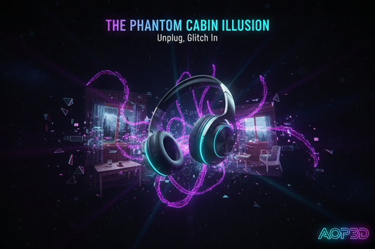 The "Phantom Cabin" Illusion: Why Your $300 Noise-Canceling Headphones Are Making You Seasick (  BY AOP3D )