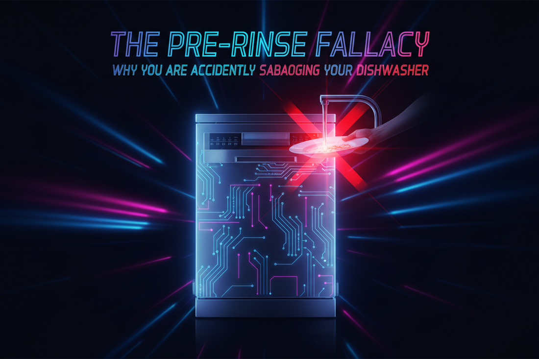 The "Pre-Rinse" Fallacy: Why You Are Accidentally Sabotaging Your Dishwasher ( BY AOP3D )