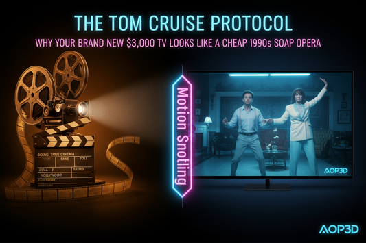 The Tom Cruise Protocol: Why Your Brand New $3,000 TV Looks Like a Cheap 1990s Soap Opera ( BY AOP3D )