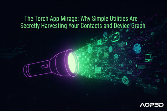 The "Torch App" Mirage: Why Simple Utilities Are Secretly Harvesting Your Contacts and Device Graph ( BY AOP3D )
