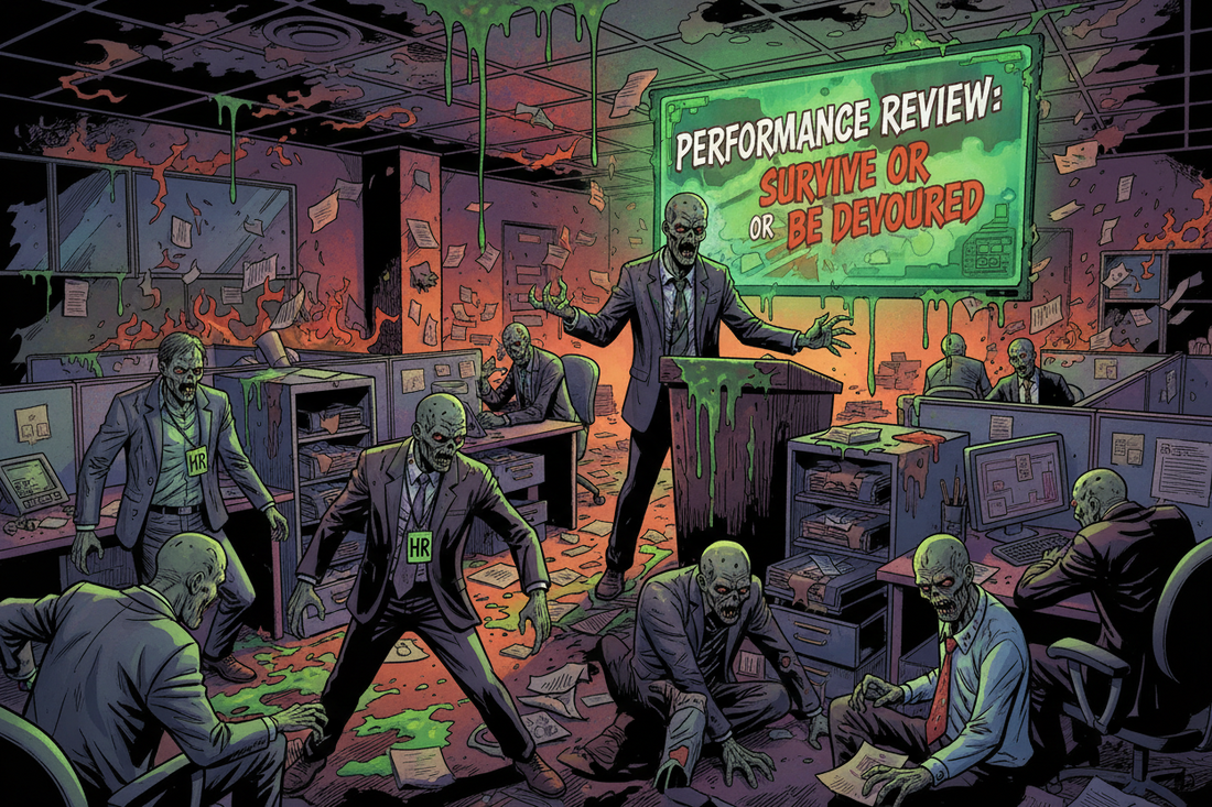 The Zom Zom Chronicles ( chapter 35 ) The Hostile Takeover (Or: Why HR is the Most Dangerous Department)