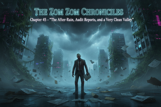 THE ZOM ZOM CHRONICLES ( chapter 45 ) The After-Rain, Audit Reports, and a Very Clean Valley