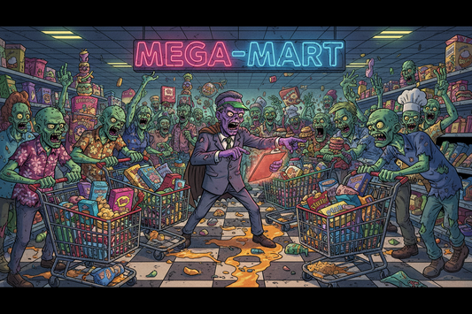 THE ZOM ZOM CHRONICLES ( chapter 47 ) The Logistics of Breakfast and the Mega-Mart Acquisition