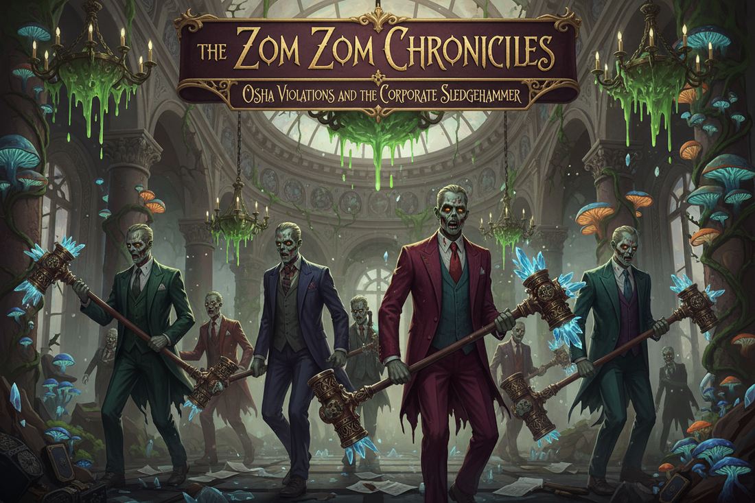 The Zom Zom Chronicles ( chapter 34 ) OSHA Violations and the Corporate Sledgehammer