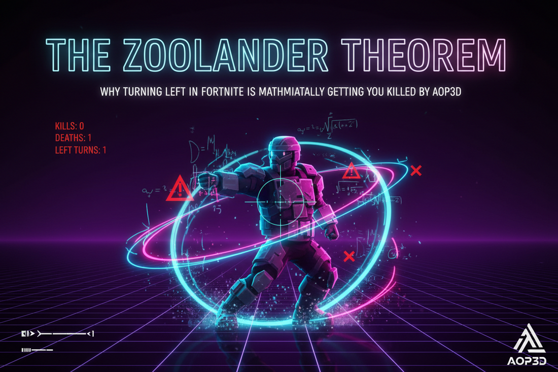 The Zoolander Theorem: Why Turning Left in Fortnite is Mathematically Getting You Killed ( BY AOP3D )