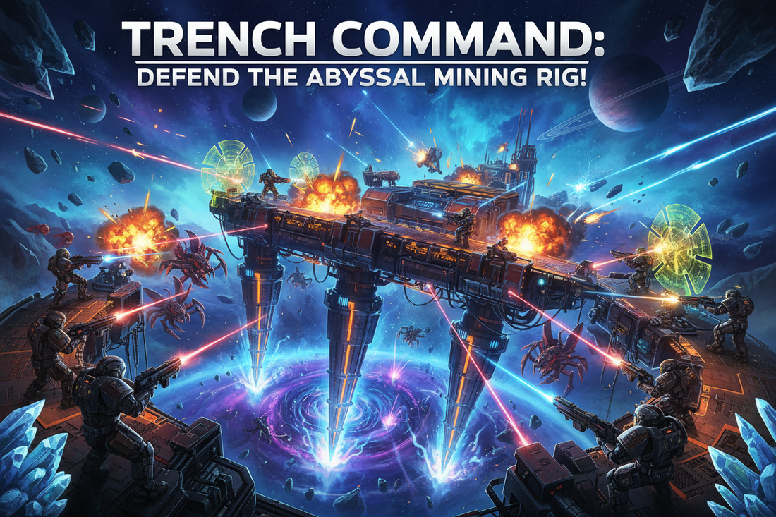 TRENCH COMMAND  DEFEND THE ABYSSAL MINING RIG!
