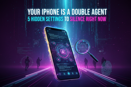 Your iPhone is a Double Agent: 5 Hidden Settings to Silence Right Now by AOP3D