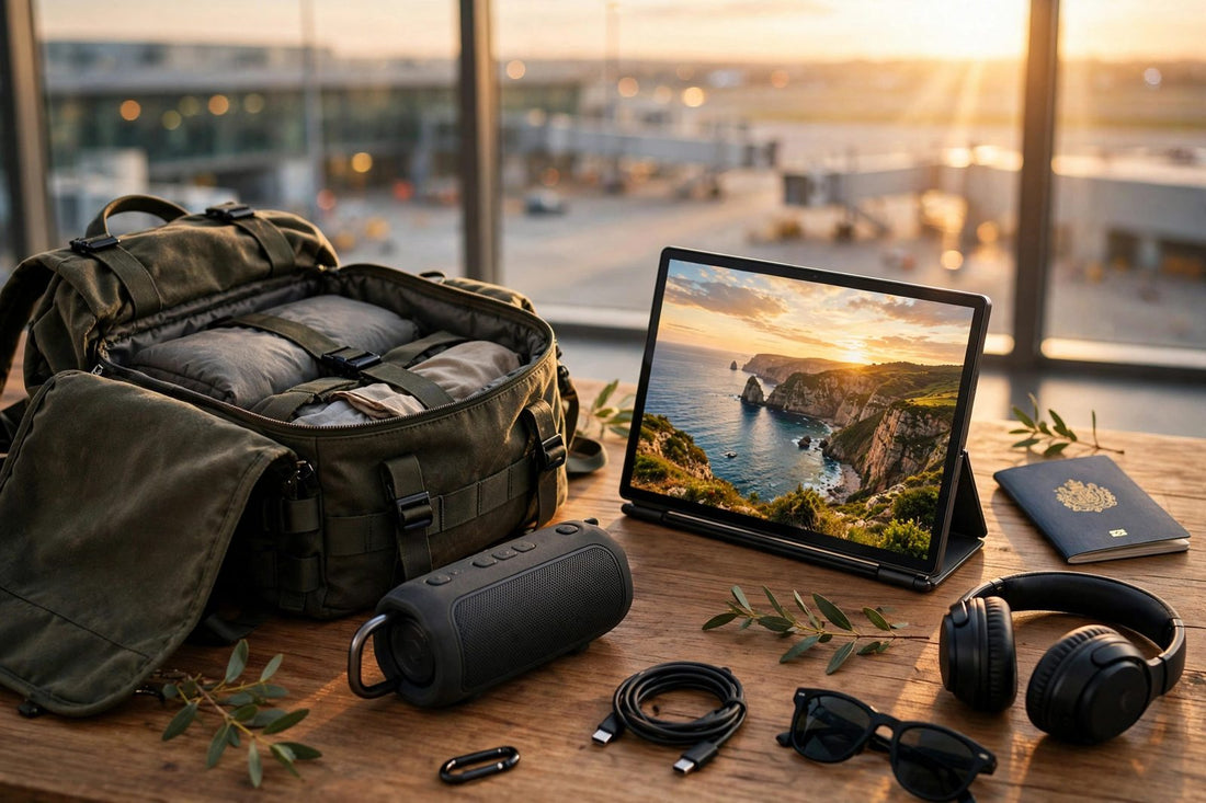 4 Travel Tech Essentials for Sound & Screens on the Go