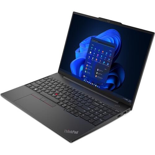 Lenovo 2025 ThinkPad E16 Gen 2 16” WUXGA IPS Laptop 16-Core Intel Core Ultra 7 155H(Beat 155U) 16GB DDR5 2TB SSD Thunderbolt 4 WiFi AX RJ-45 BT Webcam Windows 10 Pro Office 2024 Professional Plus - AOP3D tech