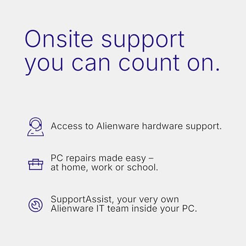 Alienware 16 Aurora Laptop AC16250-16-inch 16:10 WQXGA Display, Intel Core 7-240H Series 2, 16GB DDR5 RAM, 1TB SSD, NVIDIA GeForce RTX 5060 8GB GDDR7, Windows 11 Home, Onsite Service - Blue - AOP3D tech