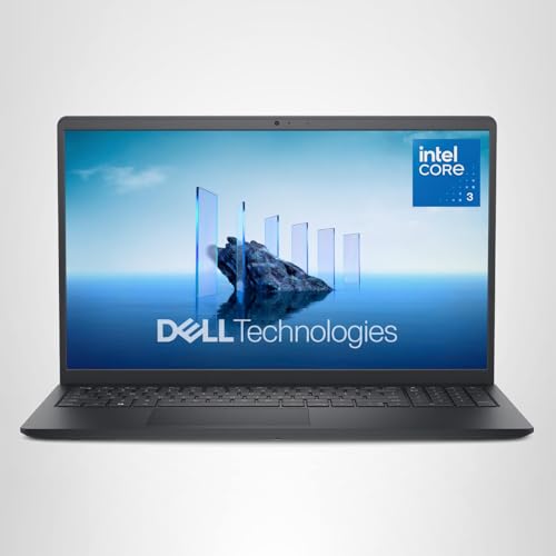 Dell 15 Laptop DC15250-15.6-inch FHD 120Hz Display, Intel Core 3 Processor 100U Processor, 8GB DDR4 RAM, 512GB SSD, Intel UHD Graphics, Windows 11 Home, Onsite Service - Carbon Black - AOP3D tech