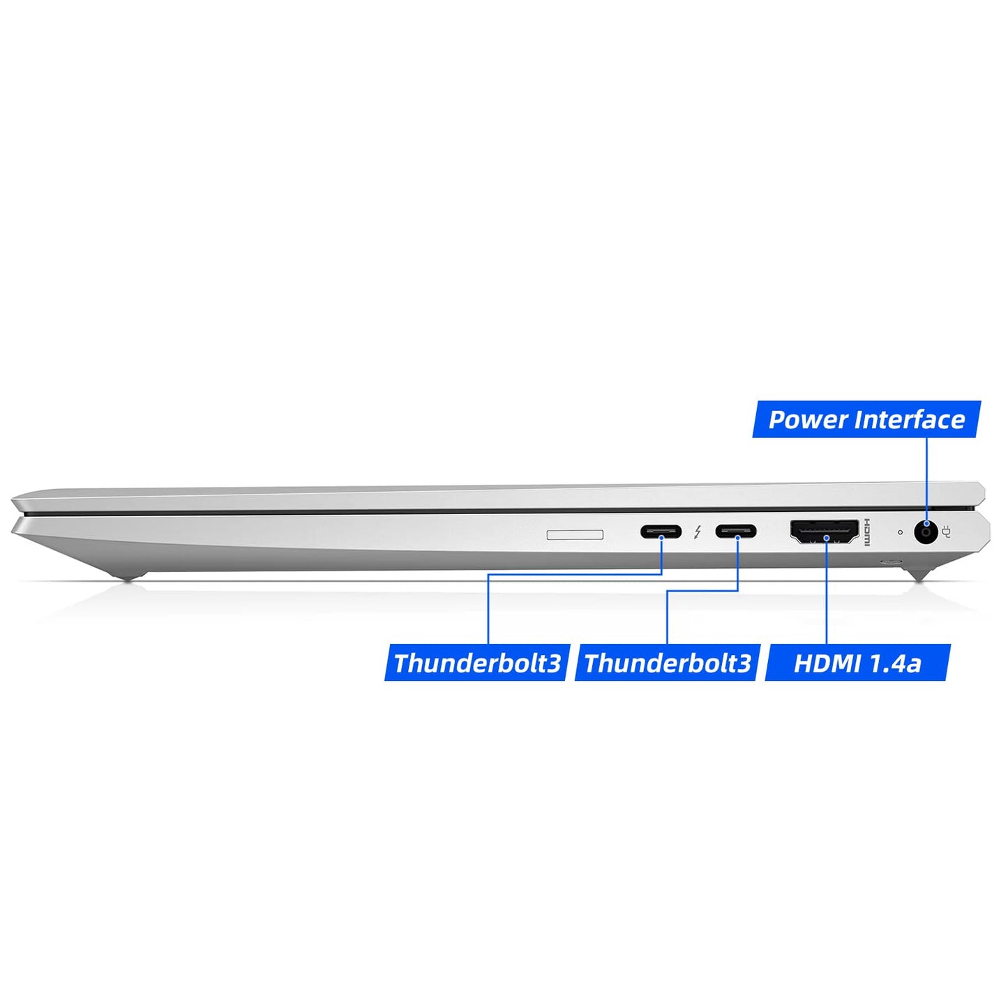 HP EliteBook 830 G7 Laptop, Windows 11 Pro i5 Laptop, 13.3-Inch FHD Display, Intel Core i5-10310U, 16GB RAM, 256GB SSD, WiFi, USB-C, HDMI (Renewed) - AOP3D tech