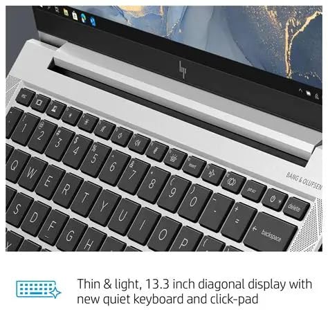 HP EliteBook 830 G7 Laptop, Windows 11 Pro i5 Laptop, 13.3-Inch FHD Display, Intel Core i5-10310U, 16GB RAM, 256GB SSD, WiFi, USB-C, HDMI (Renewed) - AOP3D tech
