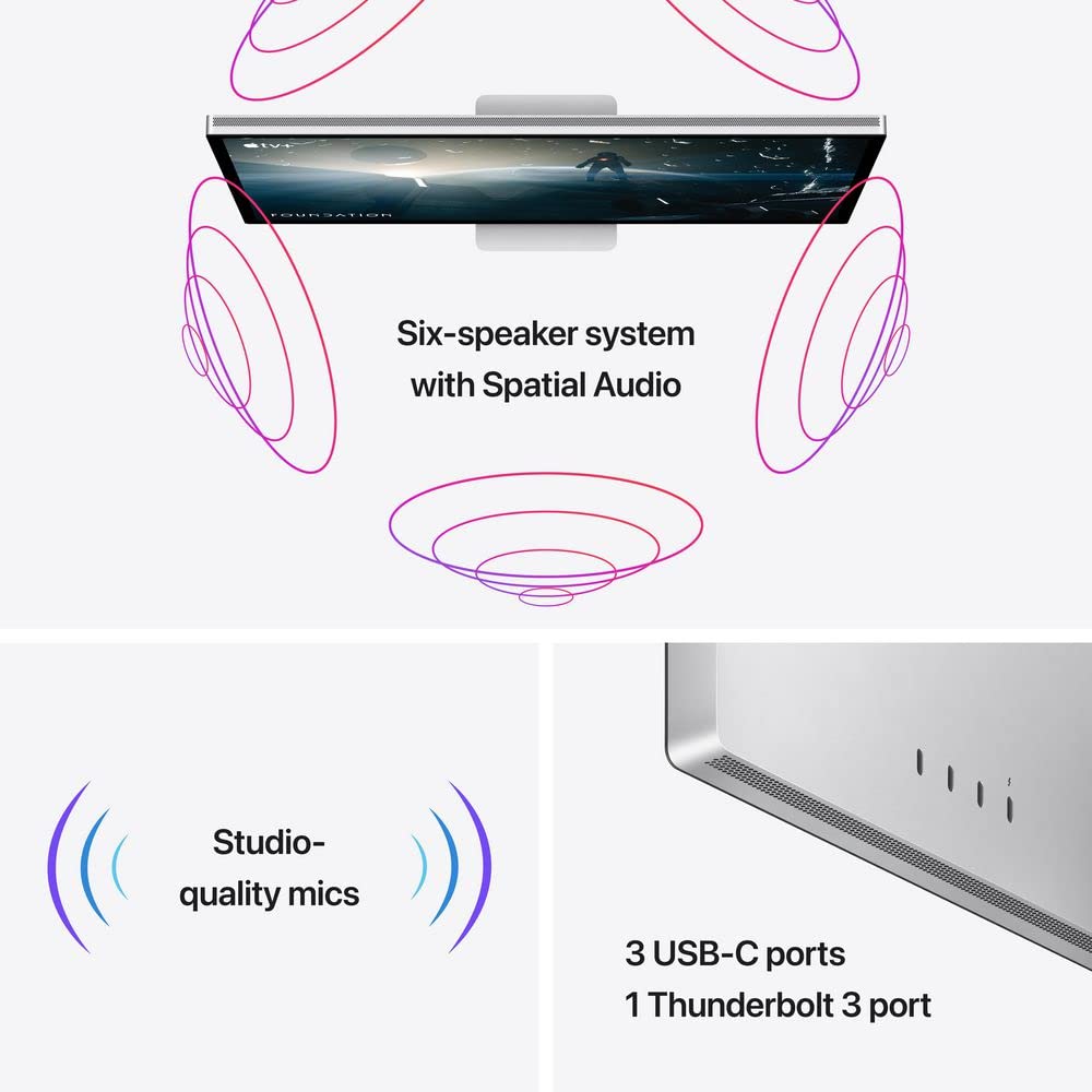 Apple Studio Display - Standard Glass - Tilt-Adjustable Stand - AOP3D tech