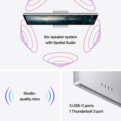 Apple Studio Display - Standard Glass - Tilt-Adjustable Stand - AOP3D tech