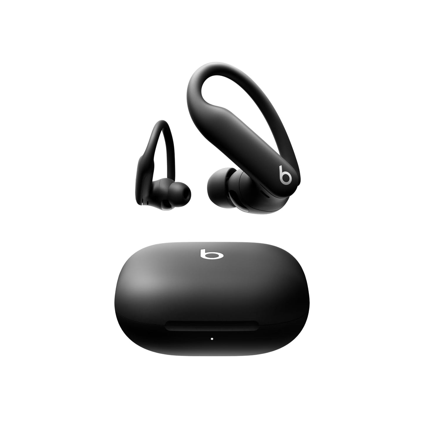 Beats Powerbeats Pro 2 - Wireless Noise Cancelling Workout Earbuds with Secure- Fit Earhooks, Up to 45-Hour Battery with Charging Case, Sweat & Water Resistant, Heart Rate Monitoring - Jet Black - AOP3D tech