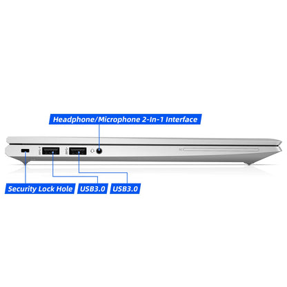HP EliteBook 830 G7 Laptop, Windows 11 Pro i5 Laptop, 13.3-Inch FHD Display, Intel Core i5-10310U, 16GB RAM, 256GB SSD, WiFi, USB-C, HDMI (Renewed) - AOP3D tech