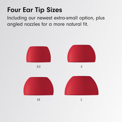 Beats Solo Buds - Wireless Bluetooth Earbuds | 18 Hours of Battery Life | Apple & Android Compatibility | Built-in Microphone - Transparent Red - AOP3D tech