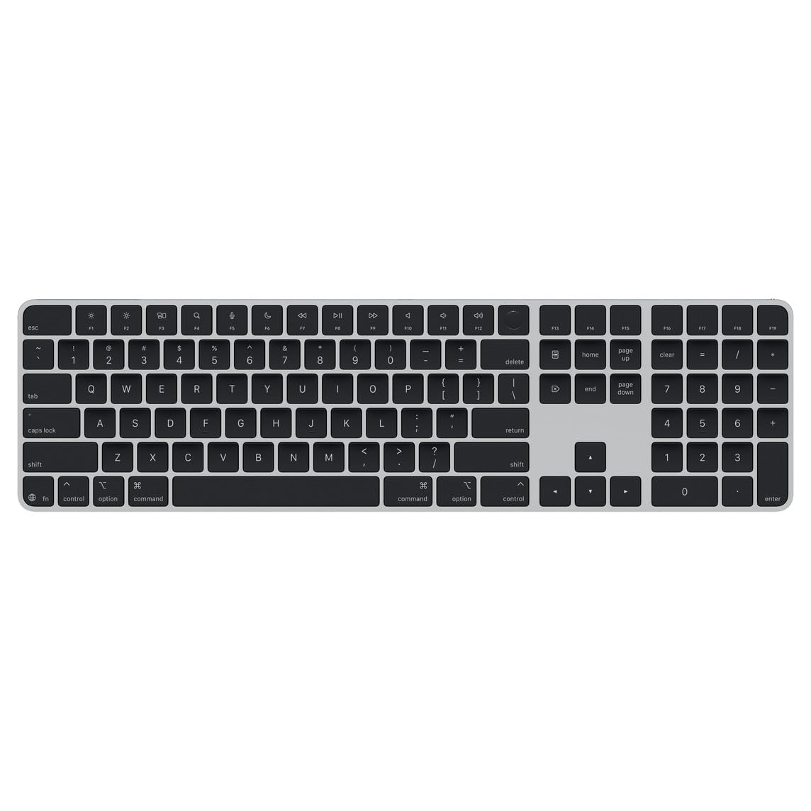 Apple Magic Keyboard with Touch ID and Numeric Keypad for Mac Models with Apple Silicon - US English - Black Keys - AOP3D tech