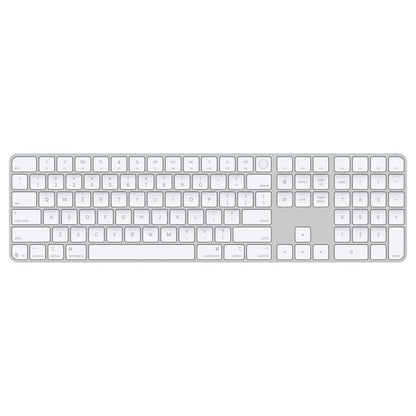 Apple Magic Keyboard with Touch ID and Numeric Keypad for Mac Models with Apple Silicon - US English - White Keys - AOP3D tech