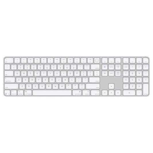Apple Magic Keyboard with Touch ID and Numeric Keypad for Mac Models with Apple Silicon - US English - White Keys - AOP3D tech