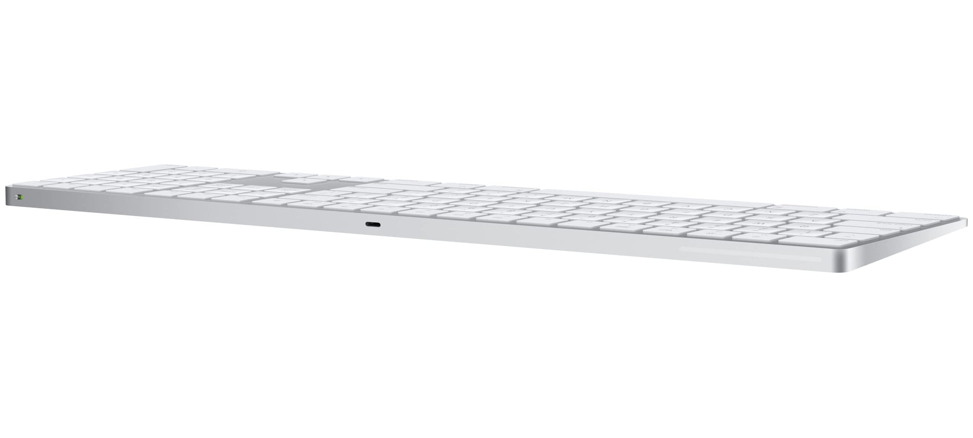Apple Magic Keyboard with Numeric Keypad: Wireless, Bluetooth, Rechargeable. Works with Mac, iPad, or iPhone; US English - White - AOP3D tech