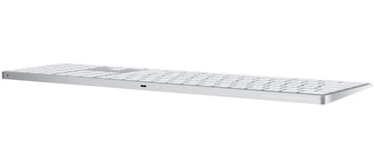 Apple Magic Keyboard with Numeric Keypad: Wireless, Bluetooth, Rechargeable. Works with Mac, iPad, or iPhone; US English - White - AOP3D tech