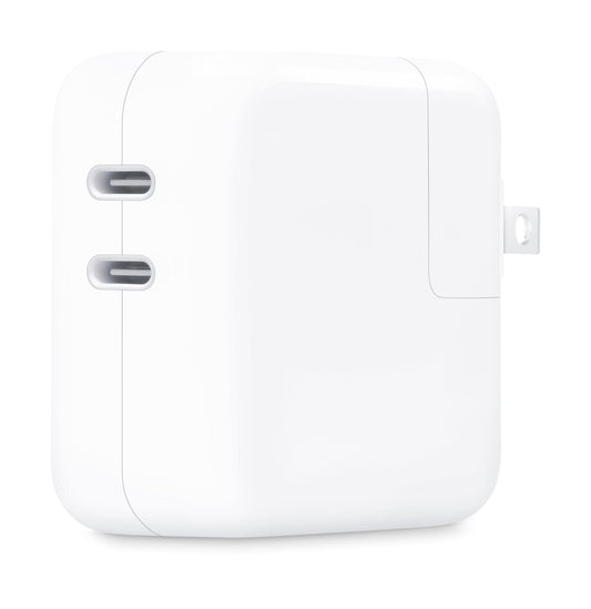 Apple 35W Dual USB-C Port Power Adapter: Fast and Convenient Charging, Type C Wall Charger - AOP3D tech