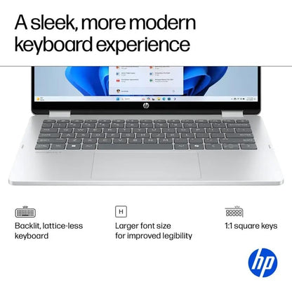 HP OmniBook 5 Flip 2-in-1 Touch Screen i7 Laptop, 16GB DDR5 RAM 1TB SSD Intel Core 7 150U Processor(Beat i7 1355U), 14" FHD+IPS Display, Backlit Keyboard, Wi-Fi 6E, 5MP IR Privacy Camera, Win 11 Pro - AOP3D tech