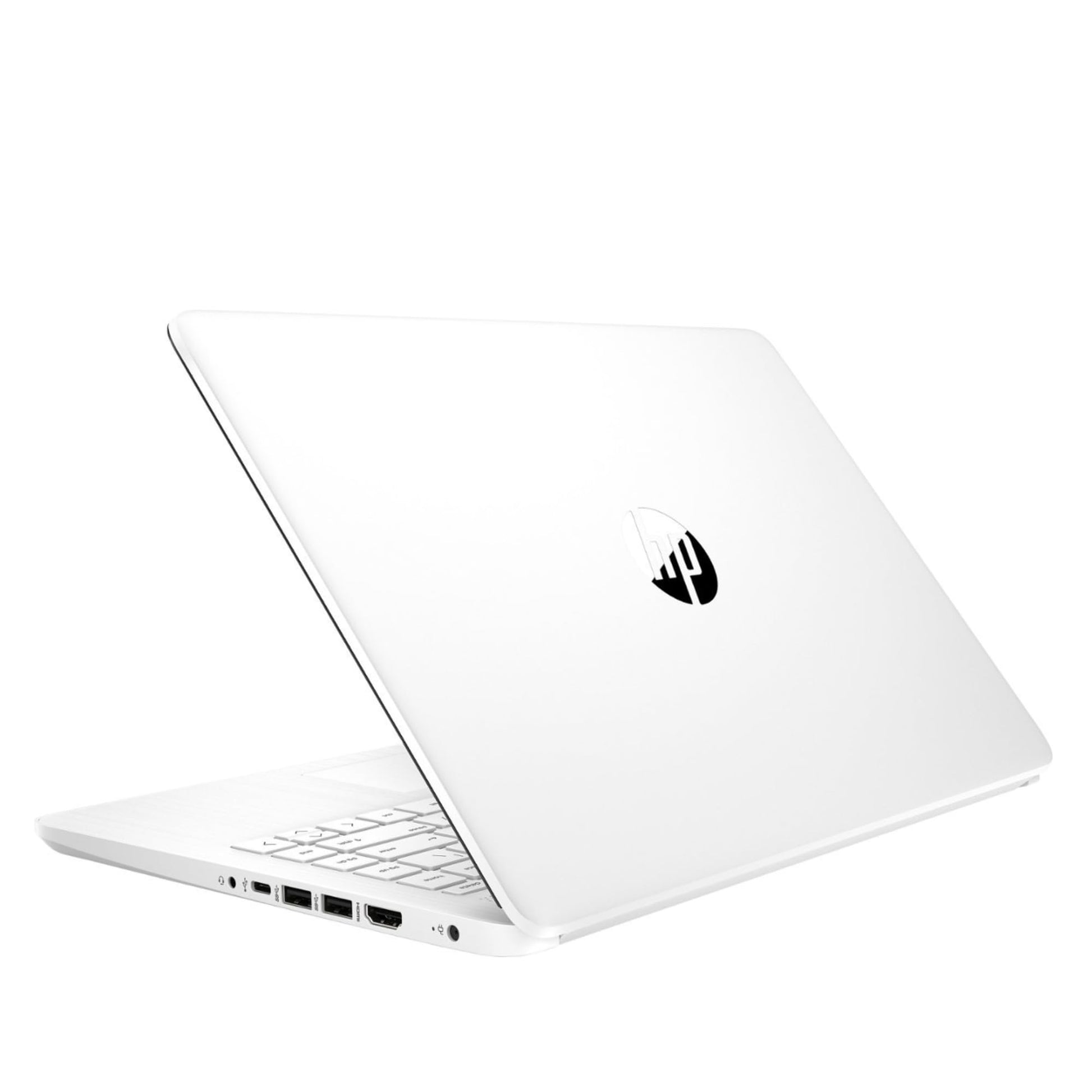 HP Latest Stream 14" HD Laptop, Intel Celeron Processor, 4GB Memory, 64GB eMMC Storage, Fast Charge, HDMI, Up to 11 Hours Long Battery Life, Office 365 1-Year, Win 11 S, Microfiber Bundle, White - AOP3D tech