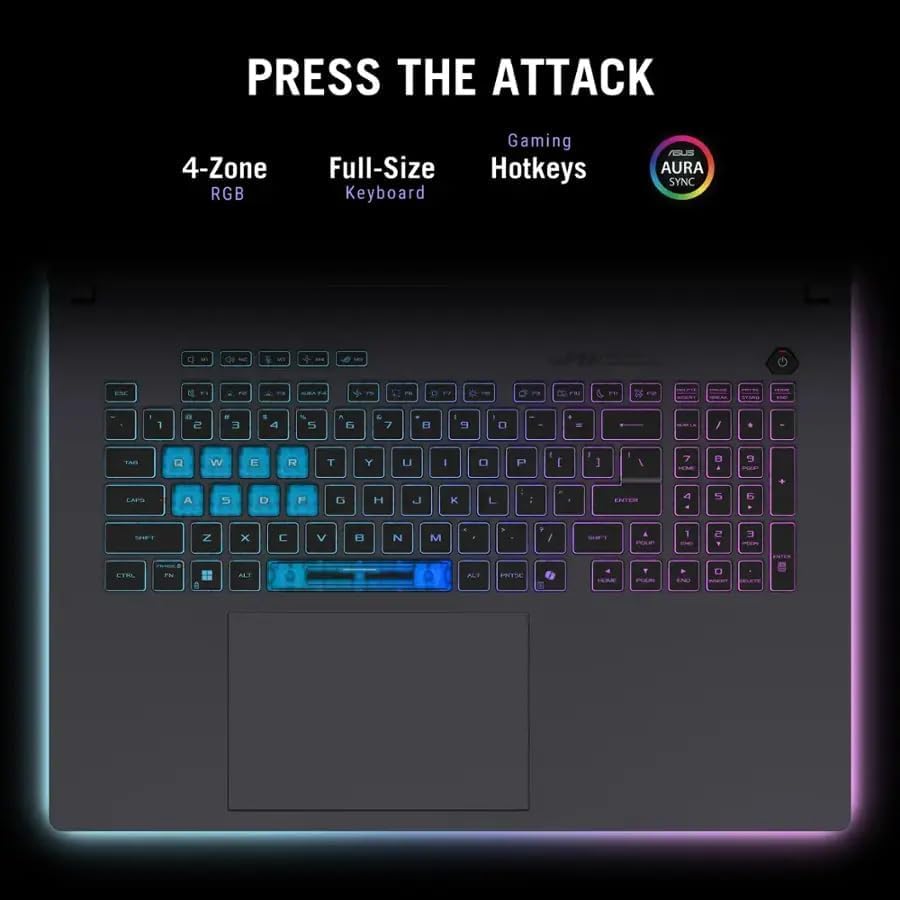 ASUS ROG Strix G18 18" 2.5K 240Hz Gaming Laptop, NVIDIA GeForce RTX 5080 16GB DDR7, Intel Ultra 9 275HX(Up to 5.4 GHz), 64 GB DDR5 RAM, 8 TB SSD, Wi-Fi 7, Backlit KB, Windows 11 Pro, with MS Office - AOP3D tech